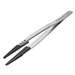 ESD Plastic Tip Tweezers, Style 272, Carbon Fiber Tips A272CF, Squared, 5.1"